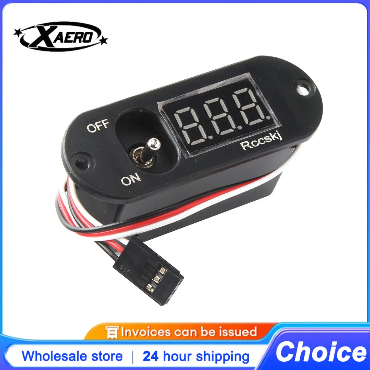 Carte Distribution Énergie Drone FPV 2-8S LiPo avec Compteur Tension 20A