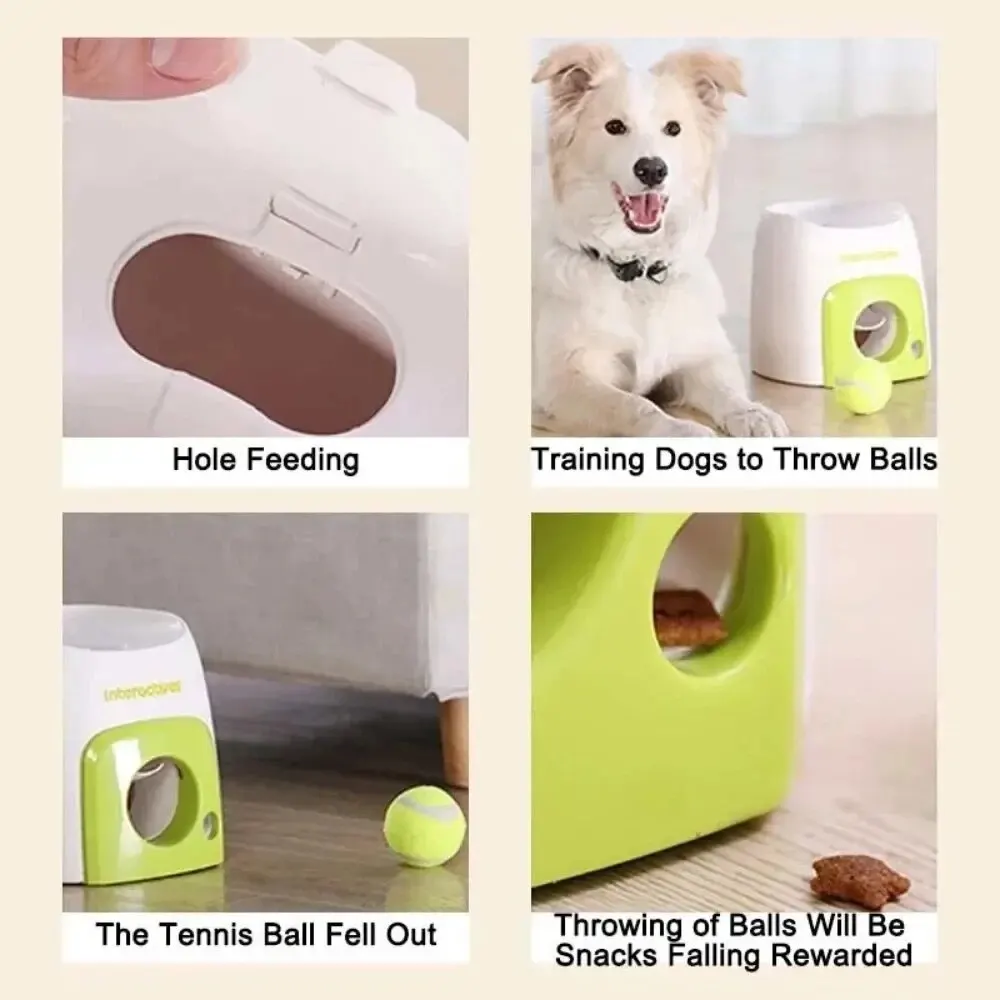 Dog Self-service Ball Throwing Toys, Pet Slow Food Toys, Dogs Get Snacks After Throwing Ball