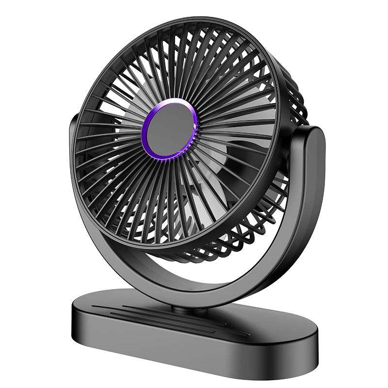 Ultra-Quiet Adjustable Desk Fan with Natural Circulation