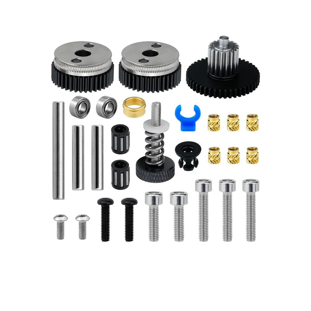 

High Quality Hardened Steel HGX-LITE-Extruder Gear Kit 3D printer parts Compatible With CREALITY 3D Ender-3/Ender-3 V2 Printer