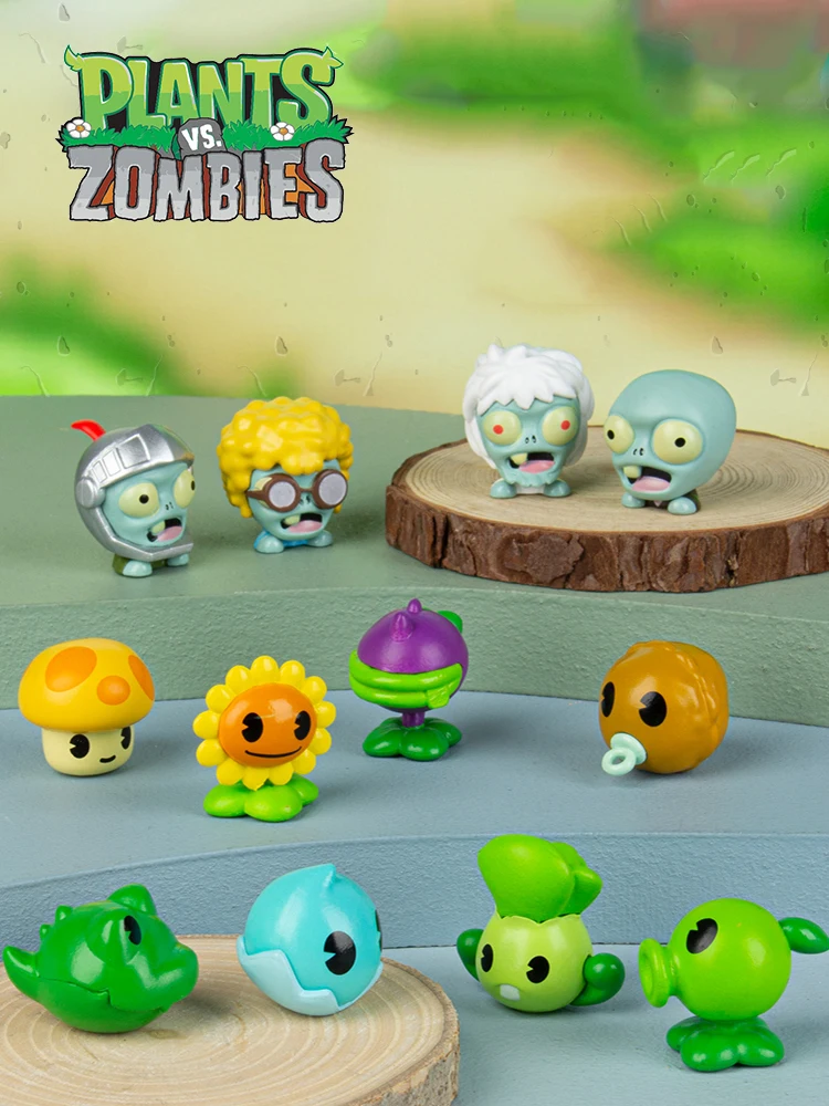 Plants Vs Zombies Q version plant zombie Random lucky bag Action