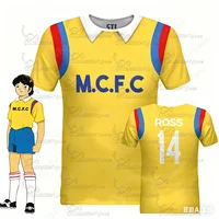 Capitaine Tsubasa maillot de Football impression 3D Johnson Benji Julian Ross T-Shirts de Football été enfants hommes sport Fitness T-shirt 1