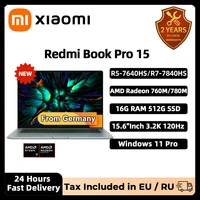 Xiaomi Laptop Redmi Book Pro 15 Ryzen R7-7840HS AMD 780M/760M 16G RAM 512G SSD 15.6Inch 3.2K 120Hz  Mi Notebook PC Germany Stock 1