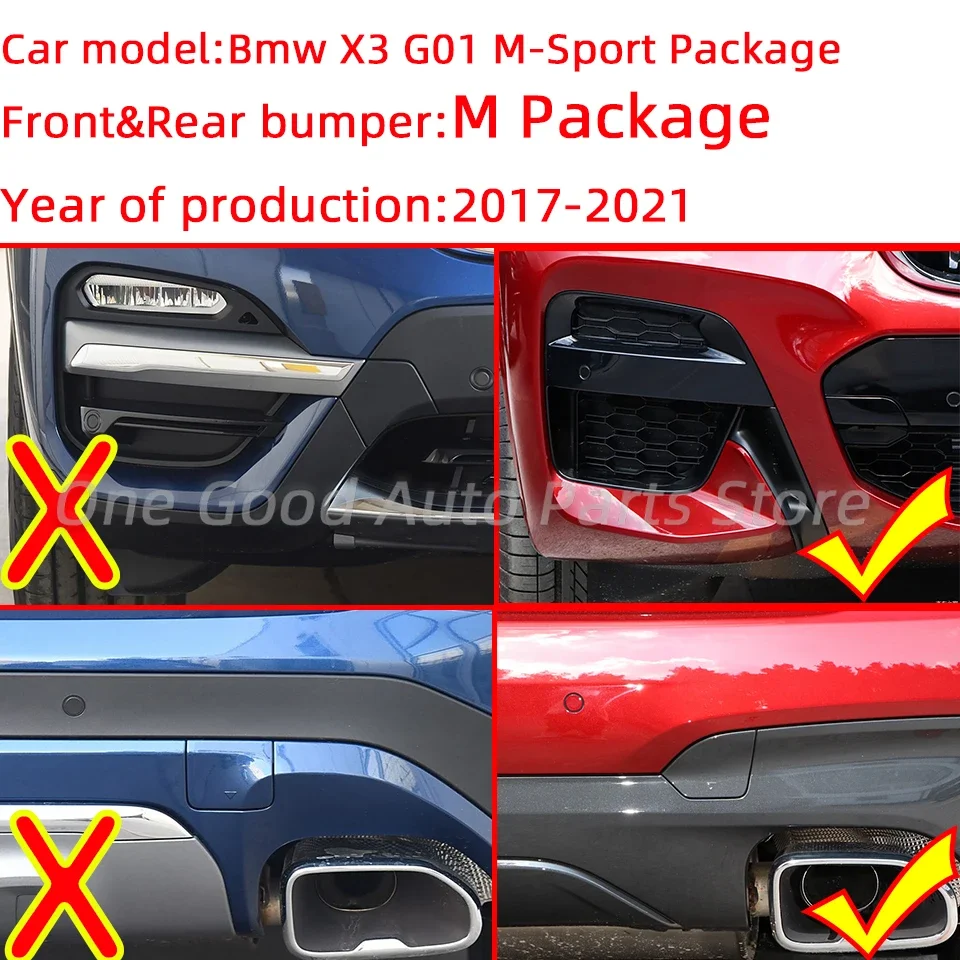 Front Rear Bumper Tow Hook Cover Towing Eye Cap For BMW X3 G01 M-Bumper-Trailer Cover Decoration Car Accessories