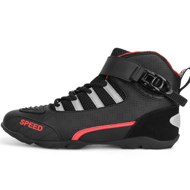 Motorcycle Shoes Large-sized Cycling Sports Shoes Men's Cycling Sports Four Seasons Flat Travel Equipment Motorcycle Shoes Mens Shoes