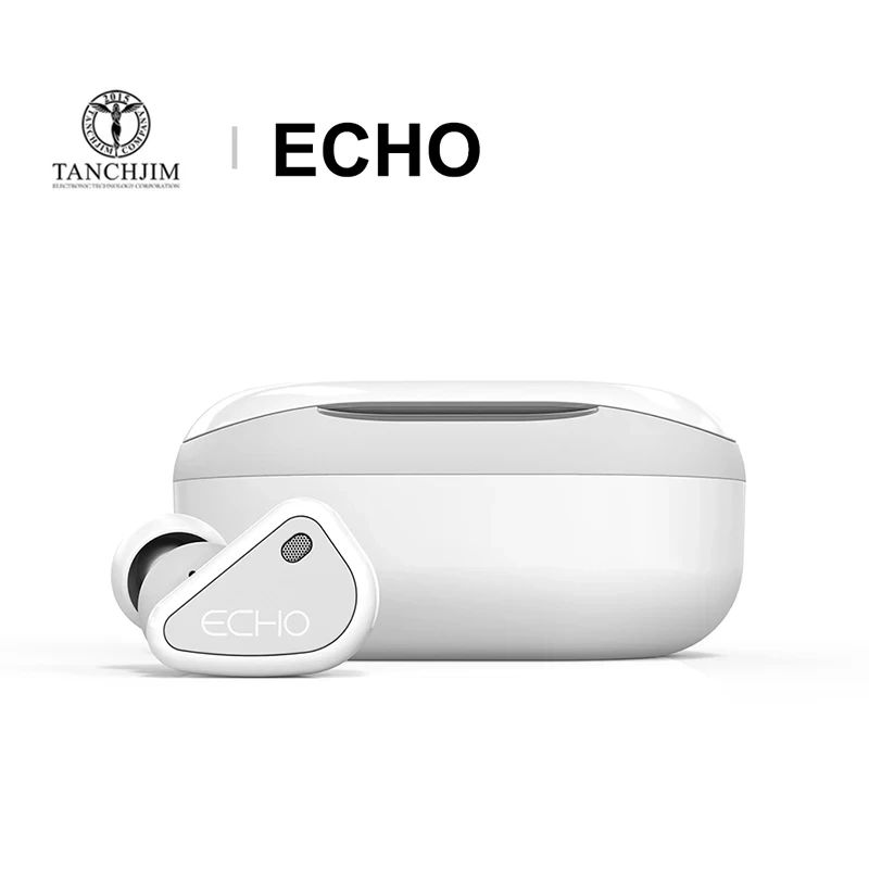 

Наушники-вкладыши TANCHJIM ECHO True Wireless Bluetooth 5,2, Спортивная гарнитура с зарядным боксом, наушники APTX/AAS/SBS