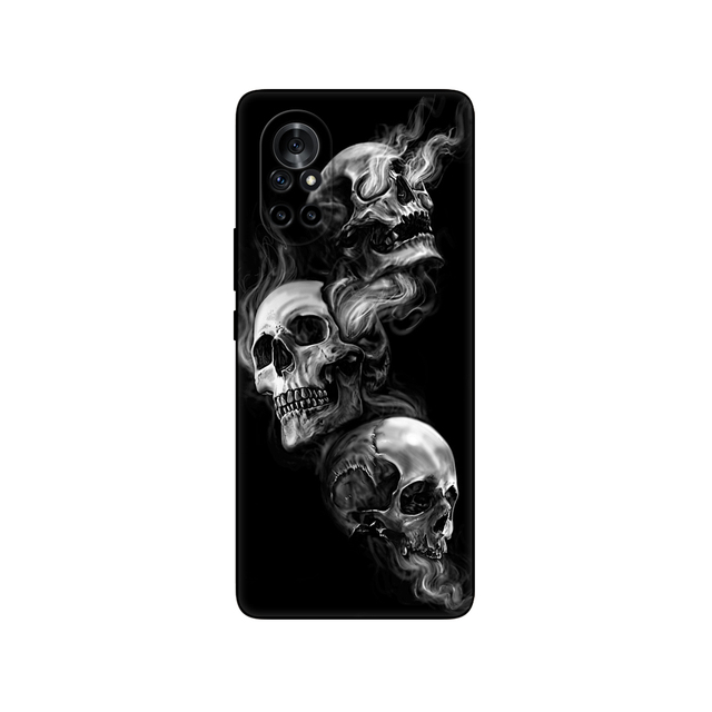 Huawei Nova 8 Case Nova8 5G 4G Back Cover For Huawei Nova 8 5G Phone Cases Soft Silicone TPU Fundas 6.57 inch black tpu case