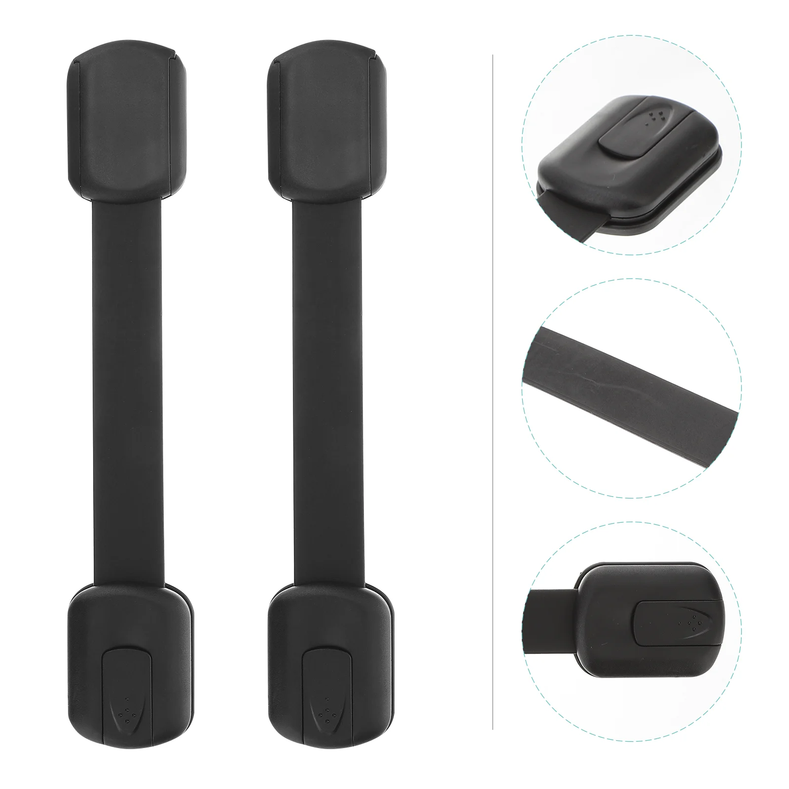 

4pcs Child Safety Strap Locks Baby Proofing Cabinet Lock Baby Drawer Latches