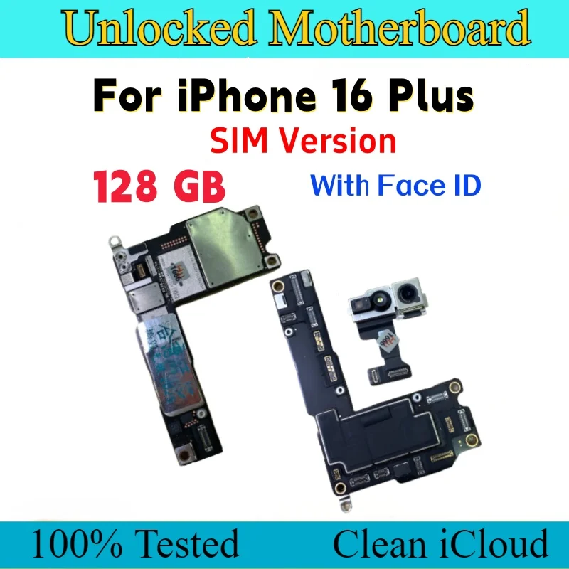 iPhone16 マザーボード　Face ID付き Unlocked Motherboard For iPhone 16 pro Max With Face ID