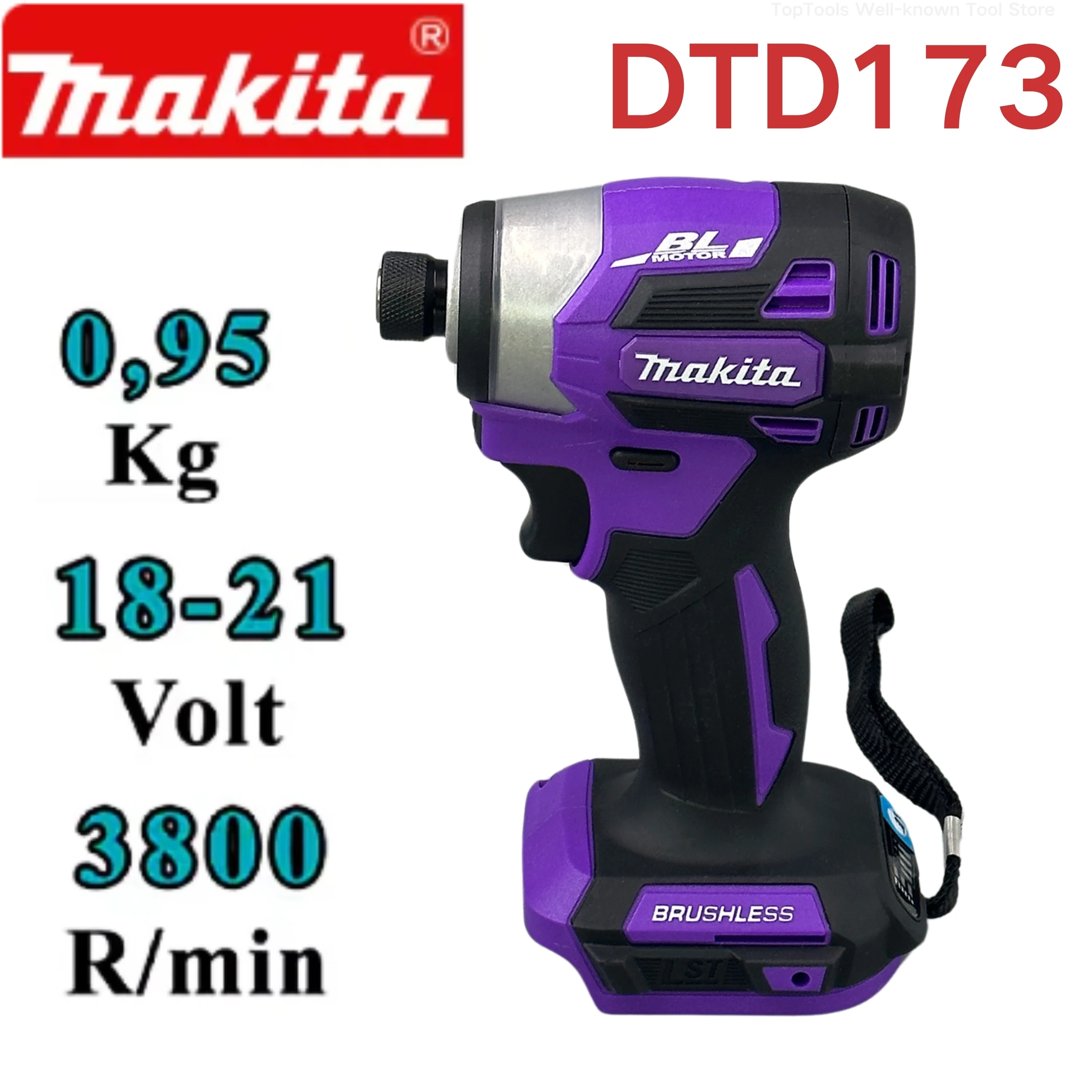 

Makita Cordless Screwdriver DTD173 Electric Drill Tools Drill Ce Screw Wireless Drills Power Tool Construction Rechargeable Set