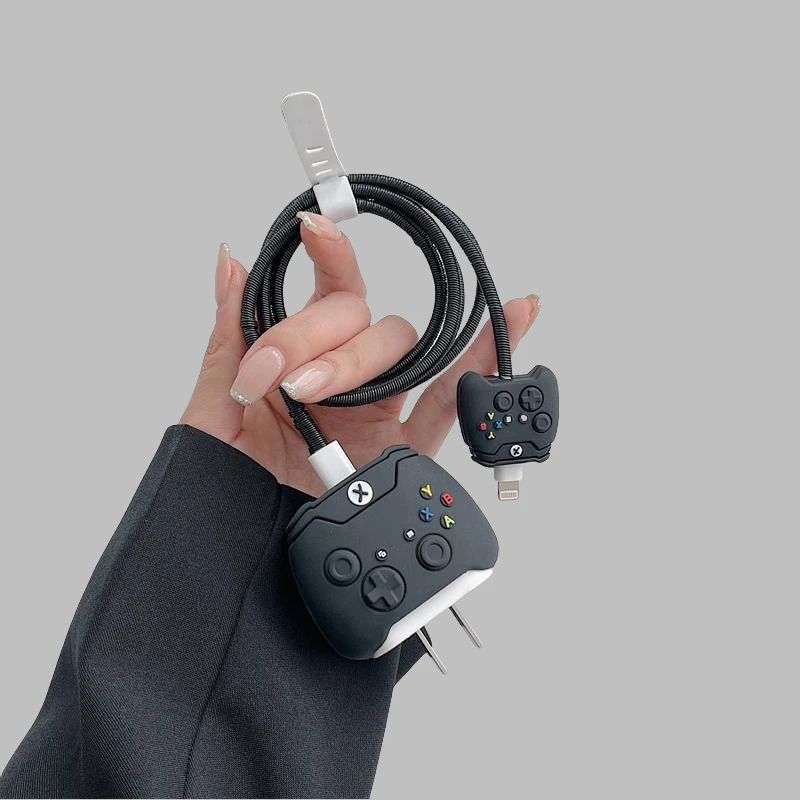 Cable Winder 4 IN 1 Cable Charger Protector Cover 18W 20W For iPhone 14 13 15Pro Anti Break Scratch Proof Data Line Protection