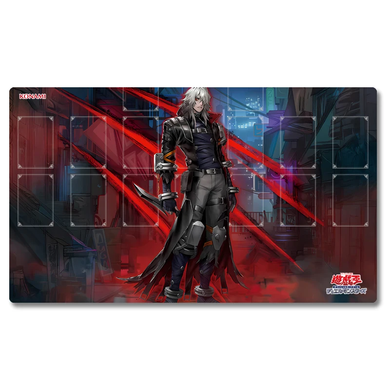Yugioh K9 - #ØØ Lupus Play Mat Yu-Gi-Oh! TCG OCG Trading Card