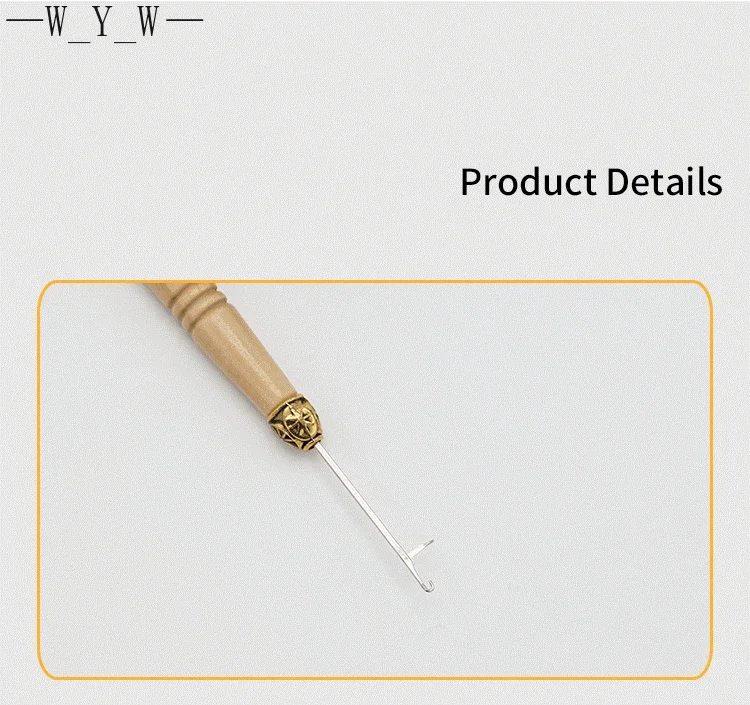 Crochet hooks hair extensions tool Micro Rings Loop Tool Threader Crochet Needle Used With Hair Plier and Beads for Human Hair Feather Extension Tools