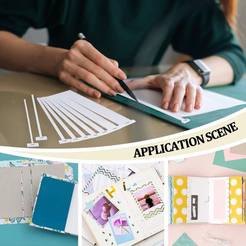 Lot De 10 Outils D'espacement En Acrylique Pour Reliure De Livres - Pour Créer Des Albums, Carnets, Scrapbooking