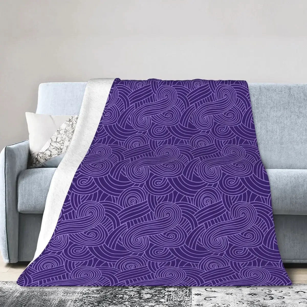 

Flannel Throw Blanket Midnight Tali Blankets Soft Bedspread Warm Plush Blanket for Bed Living room Picnic Travel Home Couch