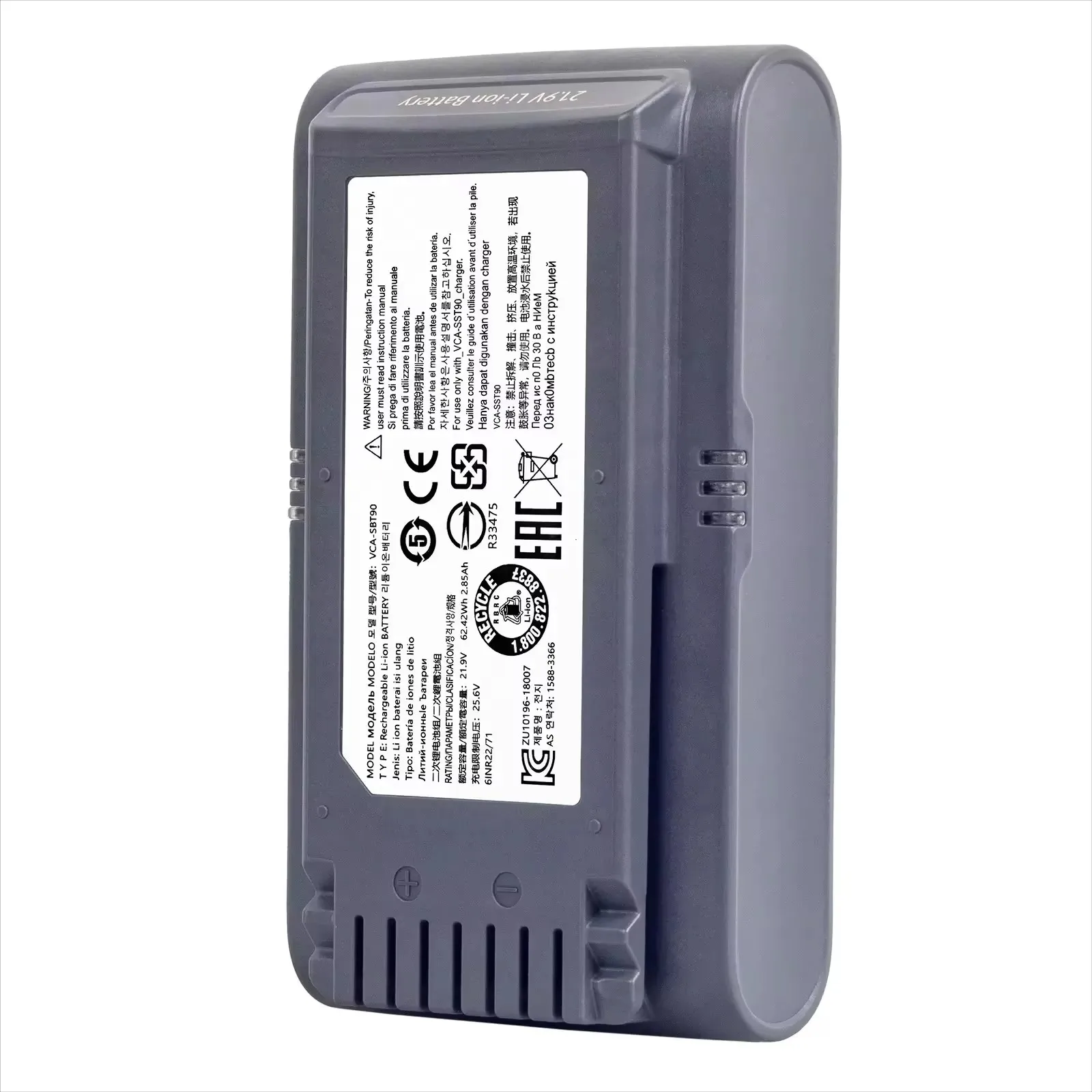 Vacuum Cleaner Accessories Li-ion Rechargeable Battery For Samsung Jet 60