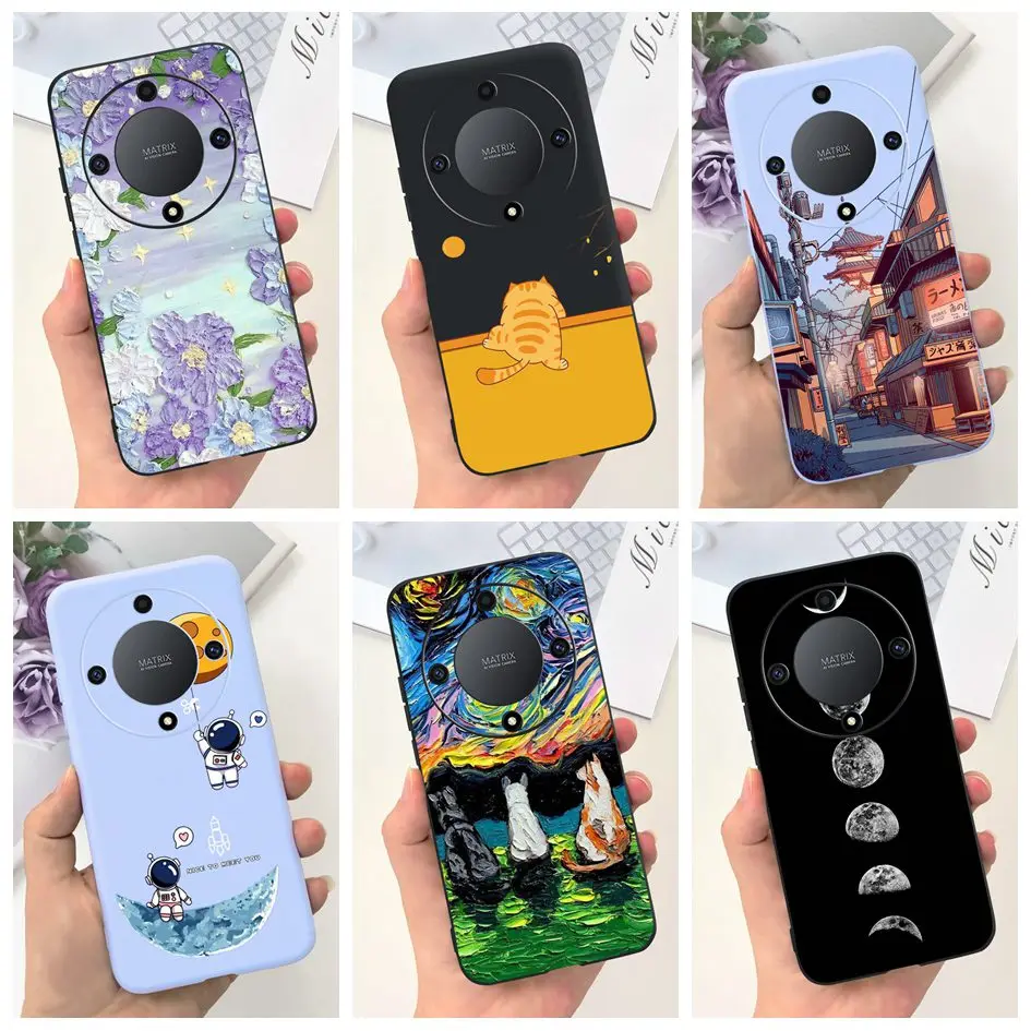 Lovely Cartoon Flower Slim Soft Silicone Phone Case Cover