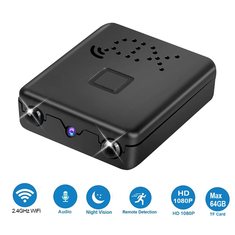 XDMiniCameraWIFI1080PWirelessSmallCamcordersPortableMiniCamIntelligentInfraredNight