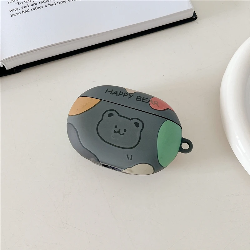 Simpatico Cartone Animato Per Beats Studio Buds Auricolare Bluetooth Wireless Proteggi Shell Studio Buds Plus Custodia Morbida In Silicone Contratta