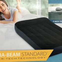 Almohada integrada Original en blanco y negro, cama de aire de una sola capa, colchón inflable, muebles de dormitorio, gran oferta