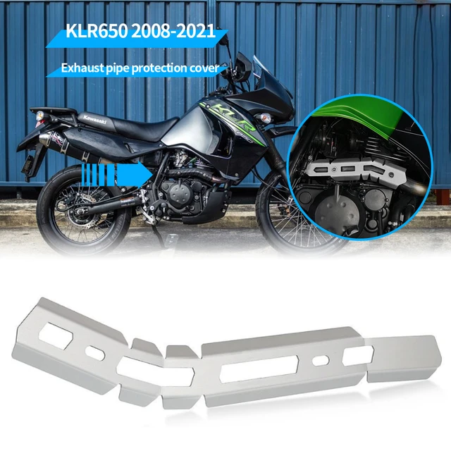 Exhaust Heat Shield Muffler Protector Cover For Kawasaki KLR650 KLR 650  2008-2021 2009 2010 2011 2012 Header Pipe Guard - AliExpress
