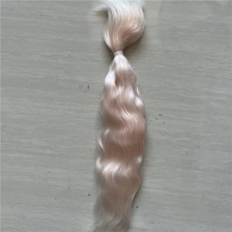 Vibrant Multi-Colored Mohair Hair Wigs for DIY Reborn Baby Dolls