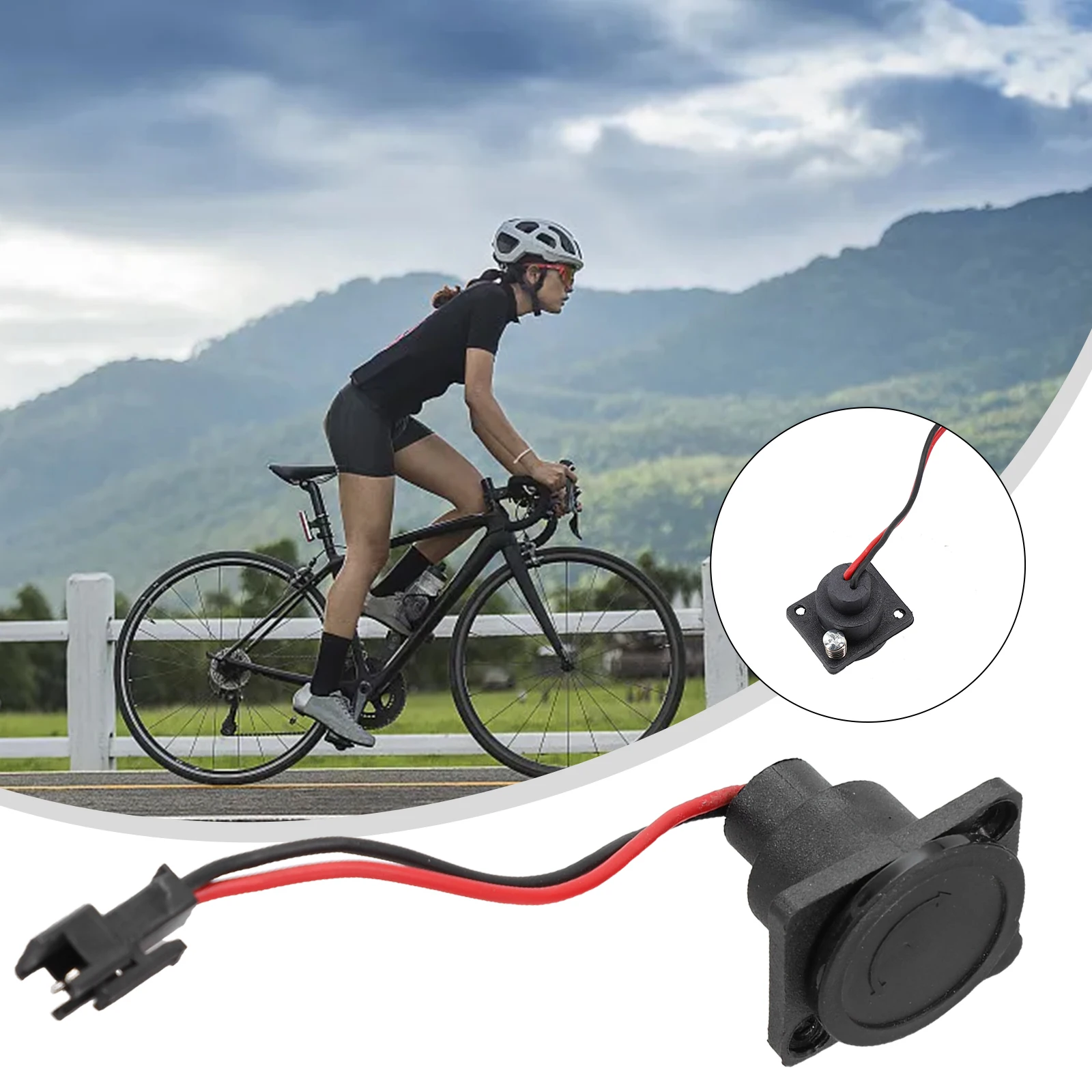 

Зарядный порт для электрического скутера, зарядный порт для электровелосипеда, зарядный порт DC2.5/Female/Male/Lotus, зарядное устройство для фототехники