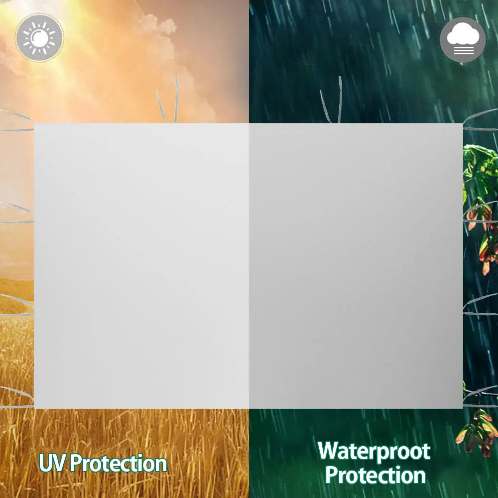 Garden Shade Top Oxford Cloth Outdoor Portable Without Canopy Top Frame Shade 3*2m Tent Shelter Waterproof Shelter Side Tents