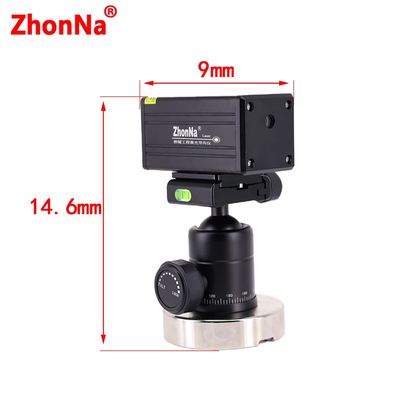 Red light railway tunnel, culvert, bridge, and building laser indicator with strong magnetic adsorption remote control switch