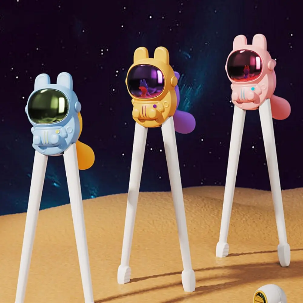 

Cute Astronaut Portable Chopsticks Learning Training Chopsticks For Kids Children Chopstick Learner Gifts Kitchen Tableware