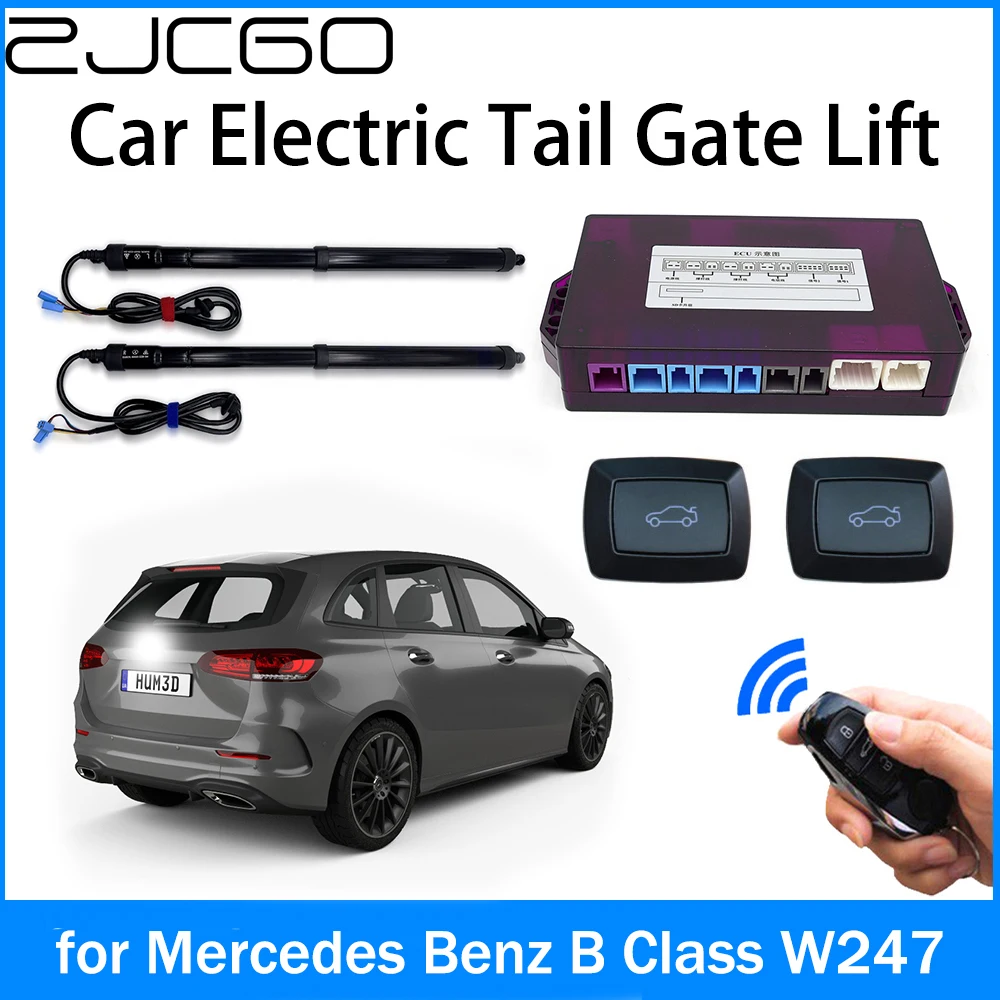 

ZJCGO Car Power Trunk Electric Suction Tailgate Intelligent Tail Gate Lift Strut for Mercedes Benz B Class W247 2019~2023