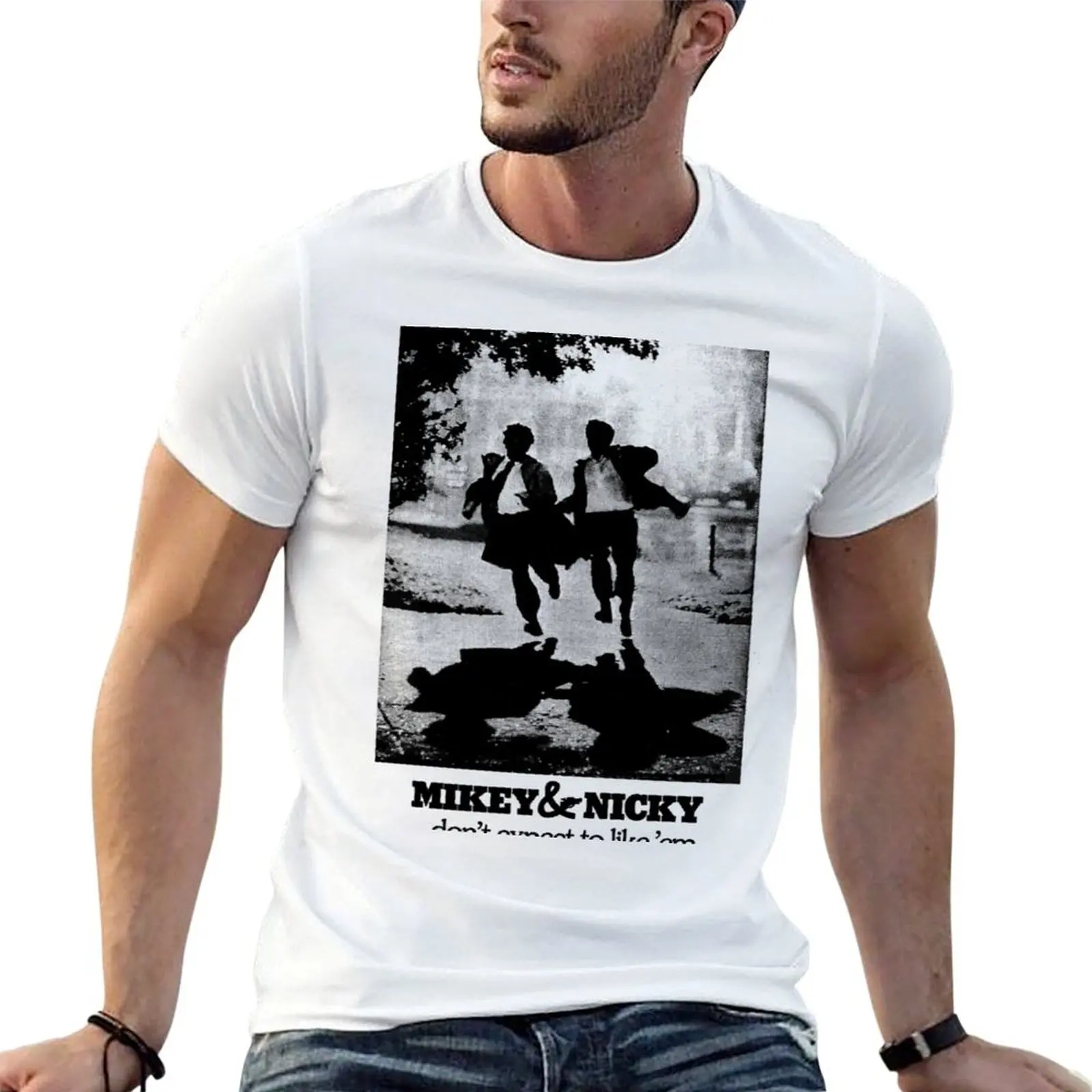 

MIKEY & NICKY T-shirt graphics tops Blouse summer top mens tall t shirts