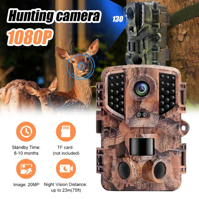 Trail Cameras 20MP HD Black Color Digital Trail Camera With Dual