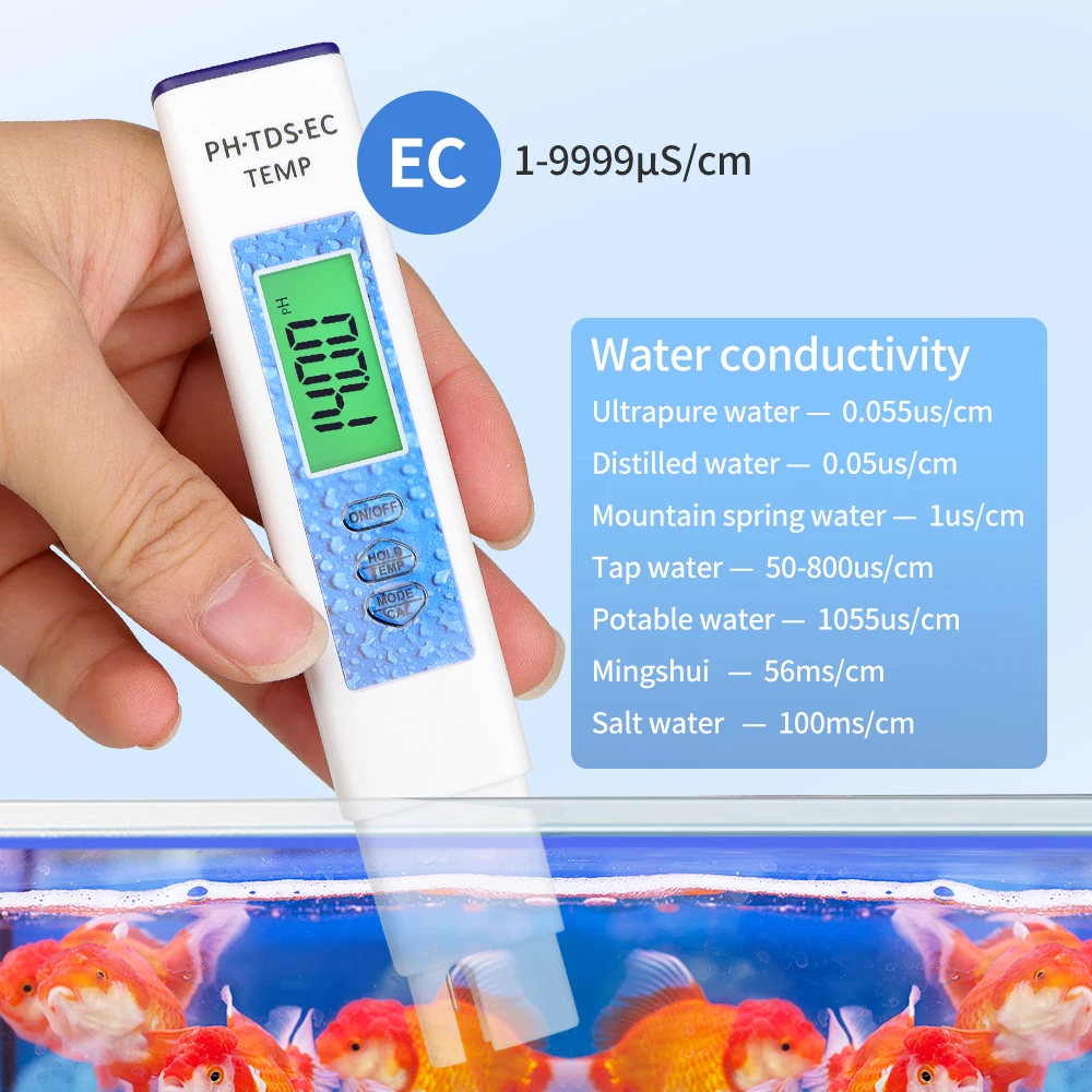 No Brand 1 in 1 Digital Water Meter Water Quality for Pools Drinking Water