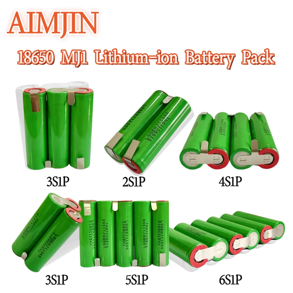 7-4V-24V-3500mAh-2S1P-3S1P-4S1P-5S1P-6S1P-Series-Connection-18650-MJ1 ...