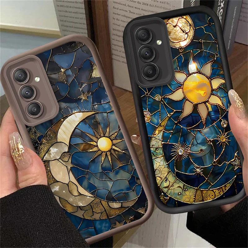 Sun & Moon Art Aesthetic Phone Case - Stylish Back Cover