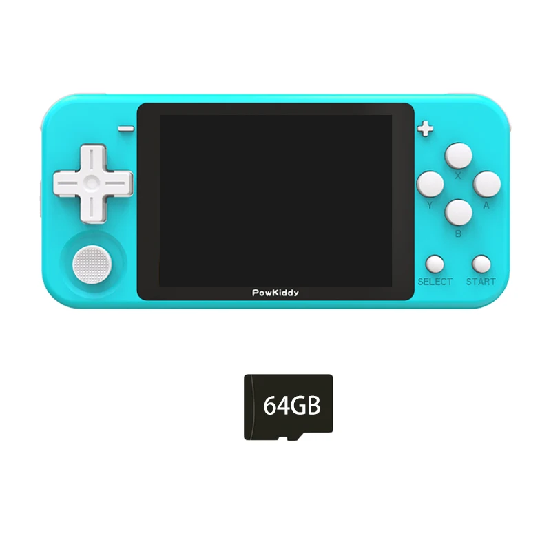 Powkiddy Q90 ポータブルゲーム機 64GB Q90 ポータブルゲーム機 Open Source Linuxシステム 振動