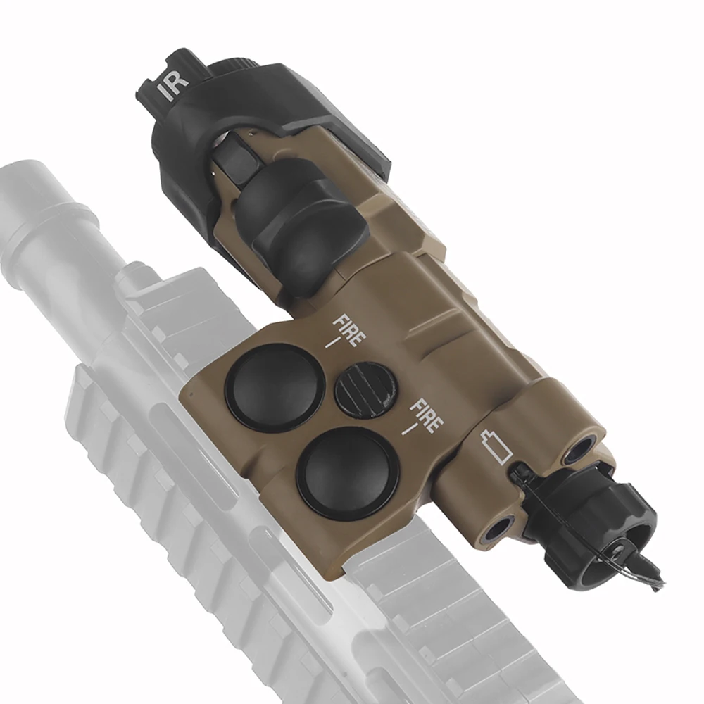 Tactical Outdoor MAWL-C1 functional Flashlight Green Laser/Red laser Rail Mount Side-to-side Interchange Laser Sight Tactical Flashlight