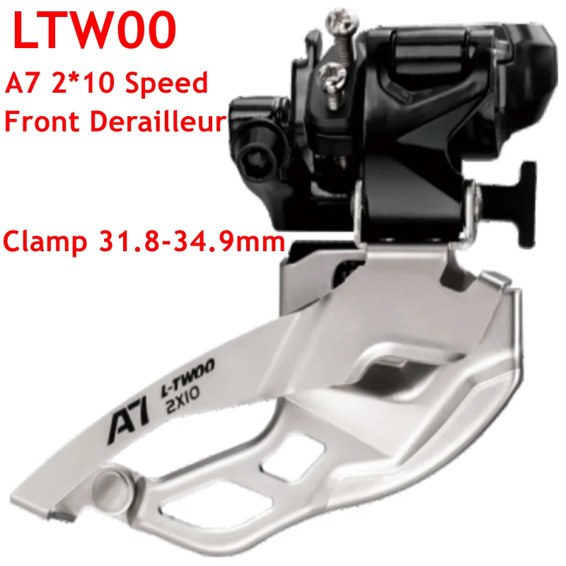SRAM Dérailleur X7 2 X 10 Low Clamp 31,8 34,9mm Dual Pull Gris Argent