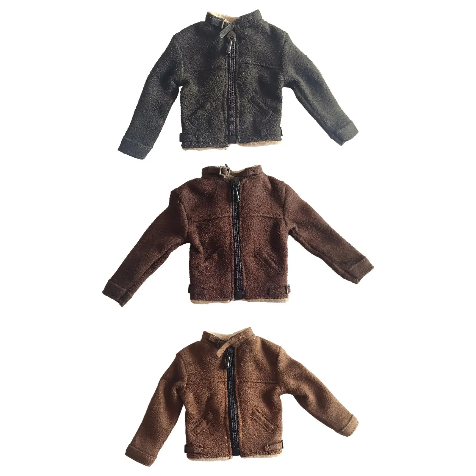 

1/12 Men Soldier Figures Jacket Trendy for 6 inch Figure Dress up Doll Model