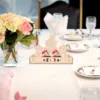 Wooden Dessert Box Tray Elegant Eid Design Wooden Serving Tray Ramadan Decorations Home Decor Items Bowls Plates Trays 6