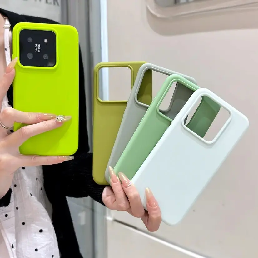 Official Liquid Silicone Neon Case - Ultra Soft TPU Shockproof 360° Protective Candy Colors