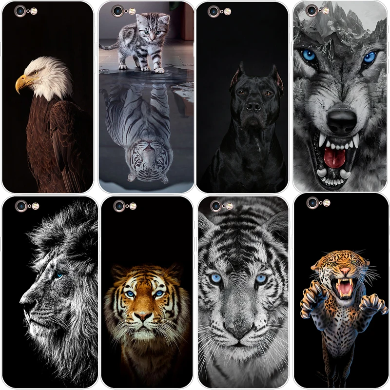 Per Iphone 5 S 5 S Se 4 4S Custodia In Silicone Morbido Tpu Cover Posteriore Per Apple Iphone 6 S 6 S Plus Etui Paraurti Protettivo Coque