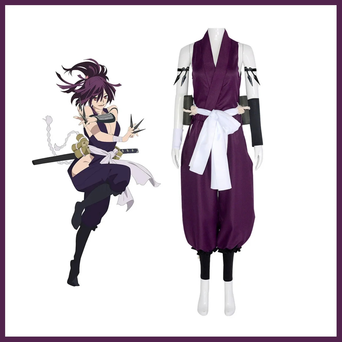 Hell's Paradise-Inspired Yuzuriha Prison Uniform Cosplay Costume for Women