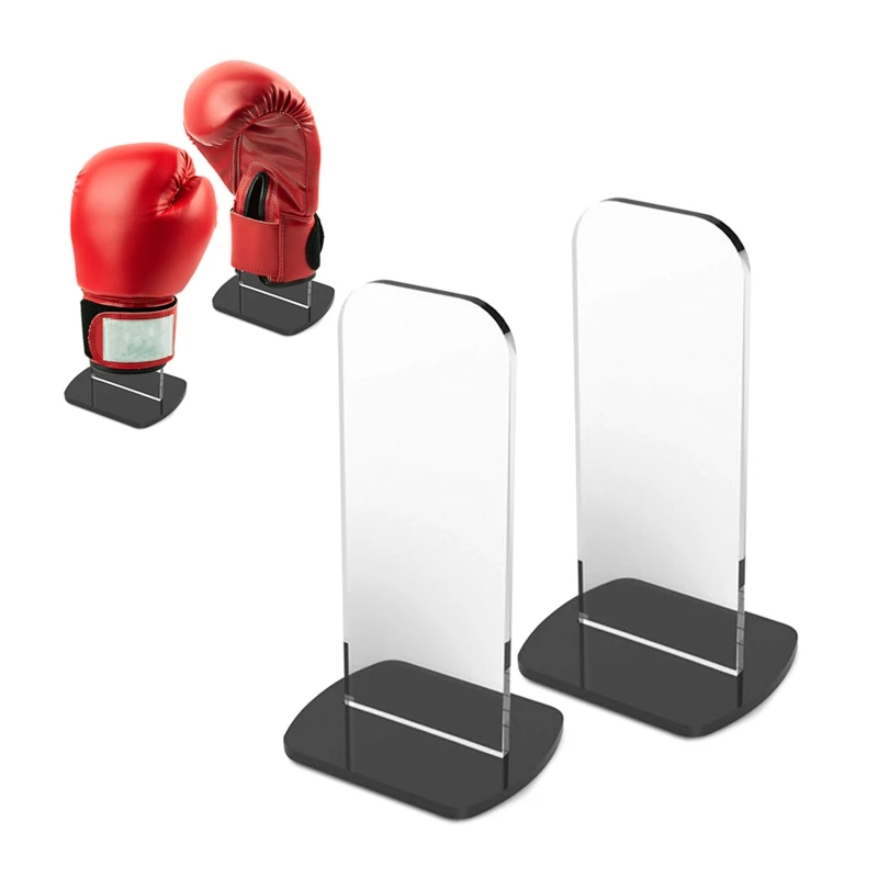 Acrylic Display Double Boxing Glove Display Case Acrylic MMA