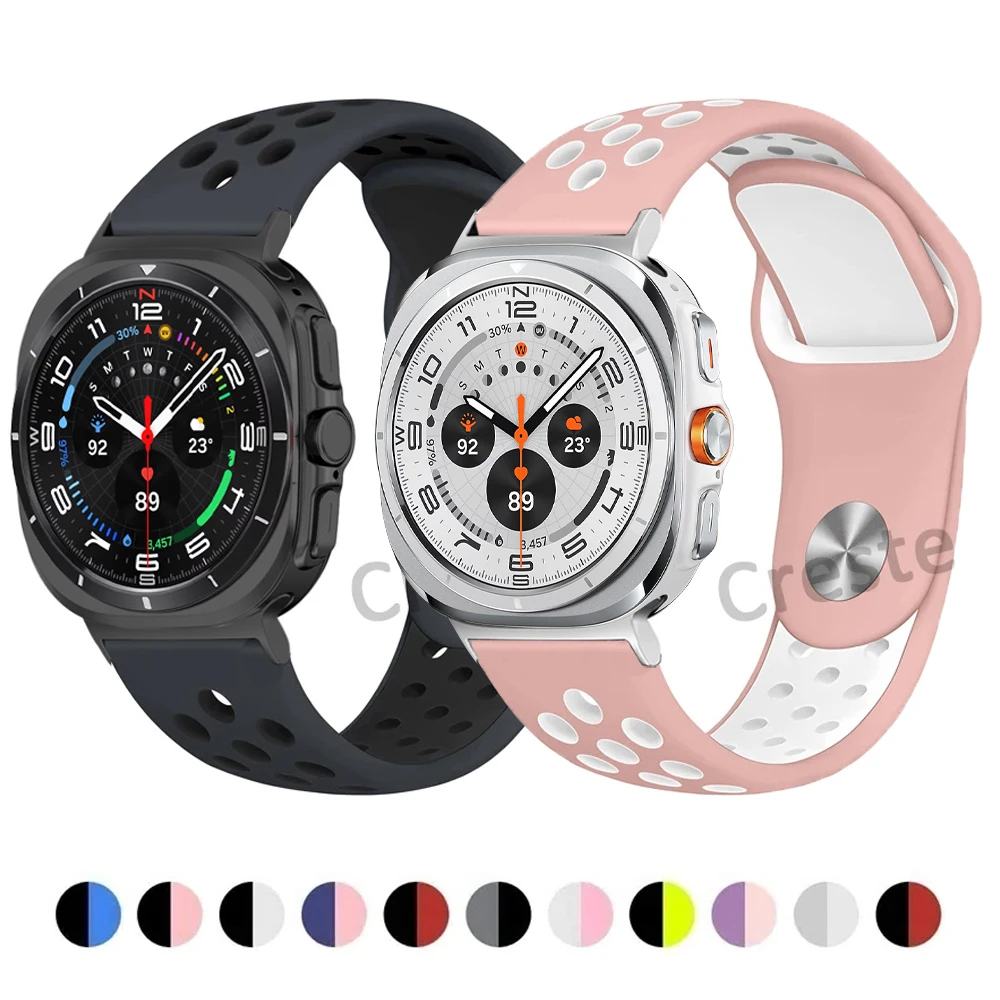 Breathable Silicone Sport Band for Smartwatch - 47mm Strap