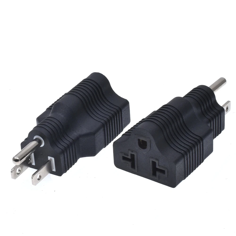 USA US Male to NEMA 5-15P 5-20P 6-15P 6-20P Female American Socket 2Pin to 3Pin Plug AC Power Adapter Industrial Connector