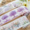 JIANWU 65mm*200cm Walk in The Woods Series Vintage Plant Landscaping Material Collage Washi Tape Creative DIY Journal Stationery 1