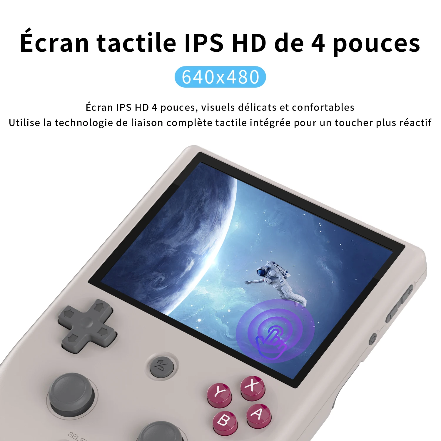 ANBERNIC RG405V Console de jeu portable pouces Écran tactile IPS 640*480  Android 12 Unisoc Tiger T618 Lecteur de jeu 64 bits 5500 mAh Mise à jour en  streaming OTA Compatible-Googleplay Jeu