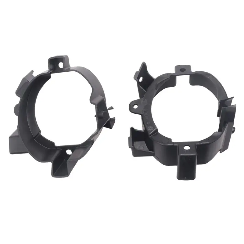 AT-1Pair 닛산 Qashqai J10 2006-2014 부품 자동차 안개등 홀더 커버 용 전면 안개 램프 프레임 홀더 브래킷